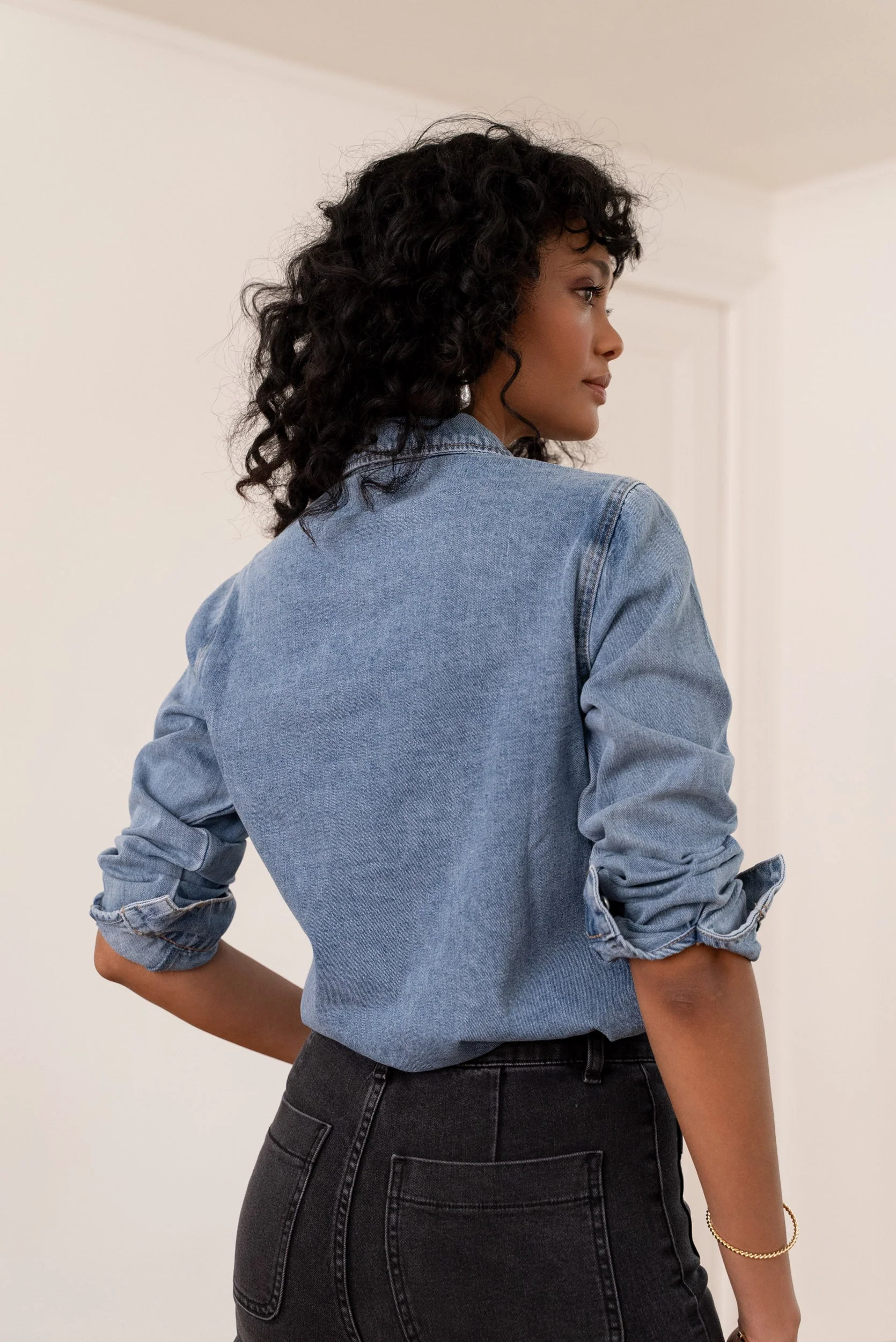 Chemise Celia - denim stone - Image 2