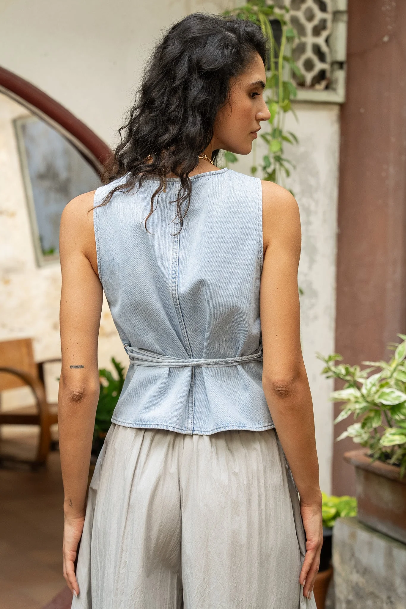 Haut June - denim clair - Image 3