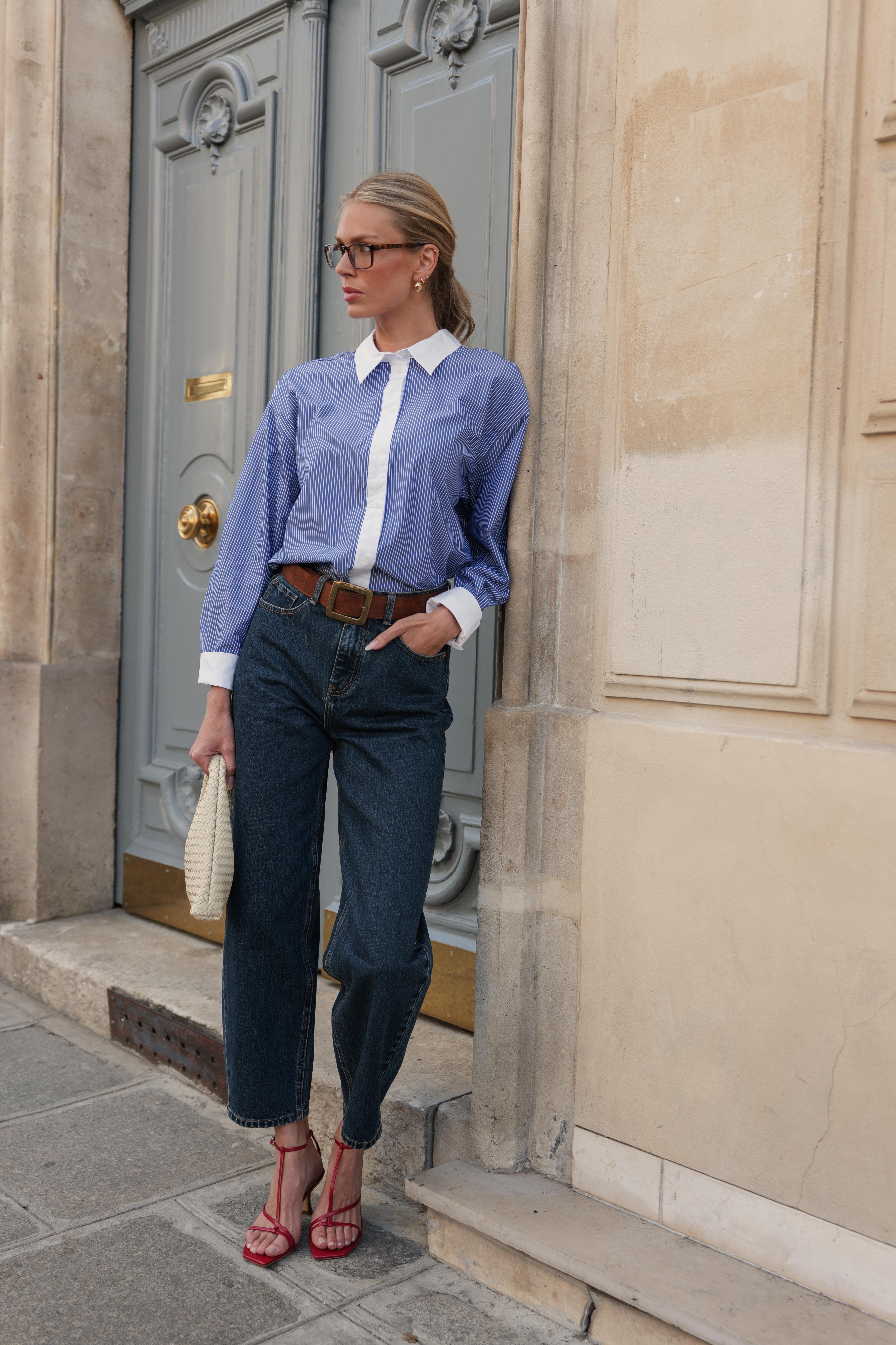 Jean Bony - denim bleu foncé - Image 3