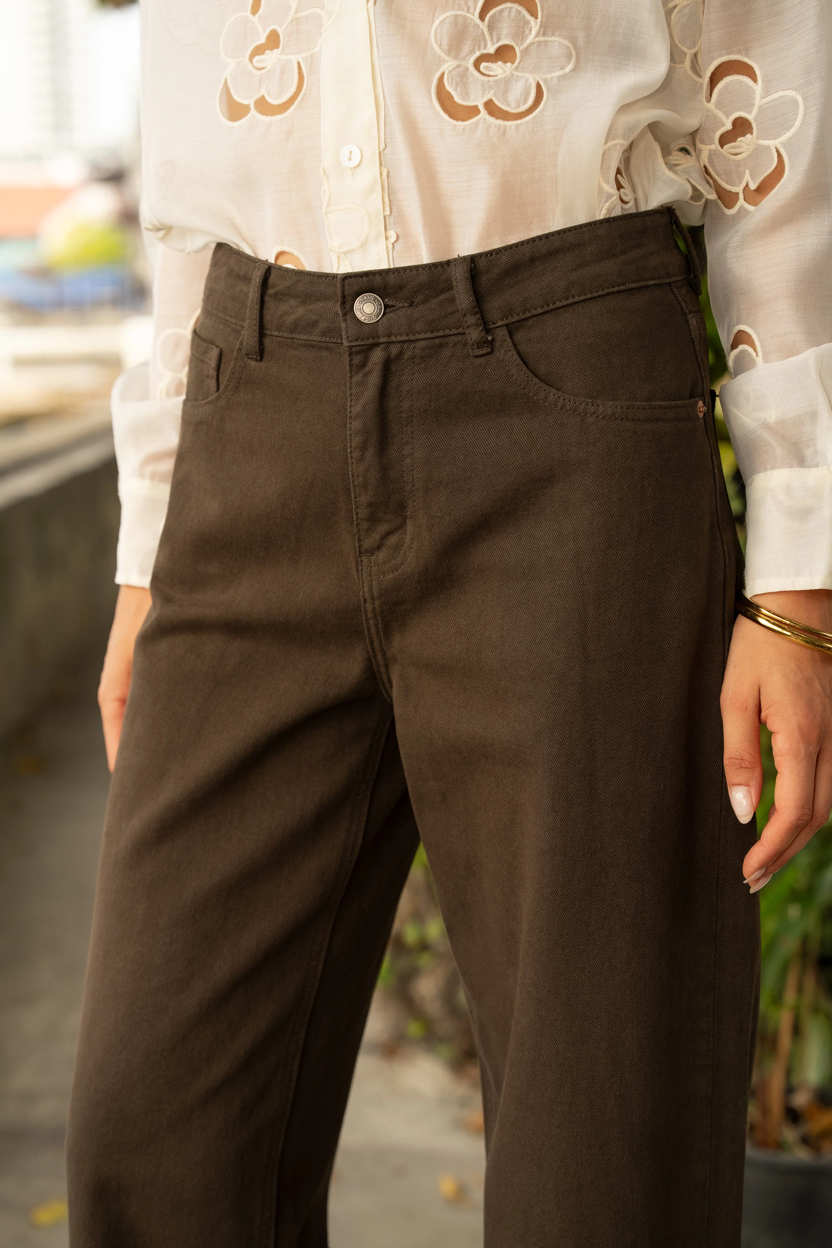 Jean Bony - denim chocolat - Image 3