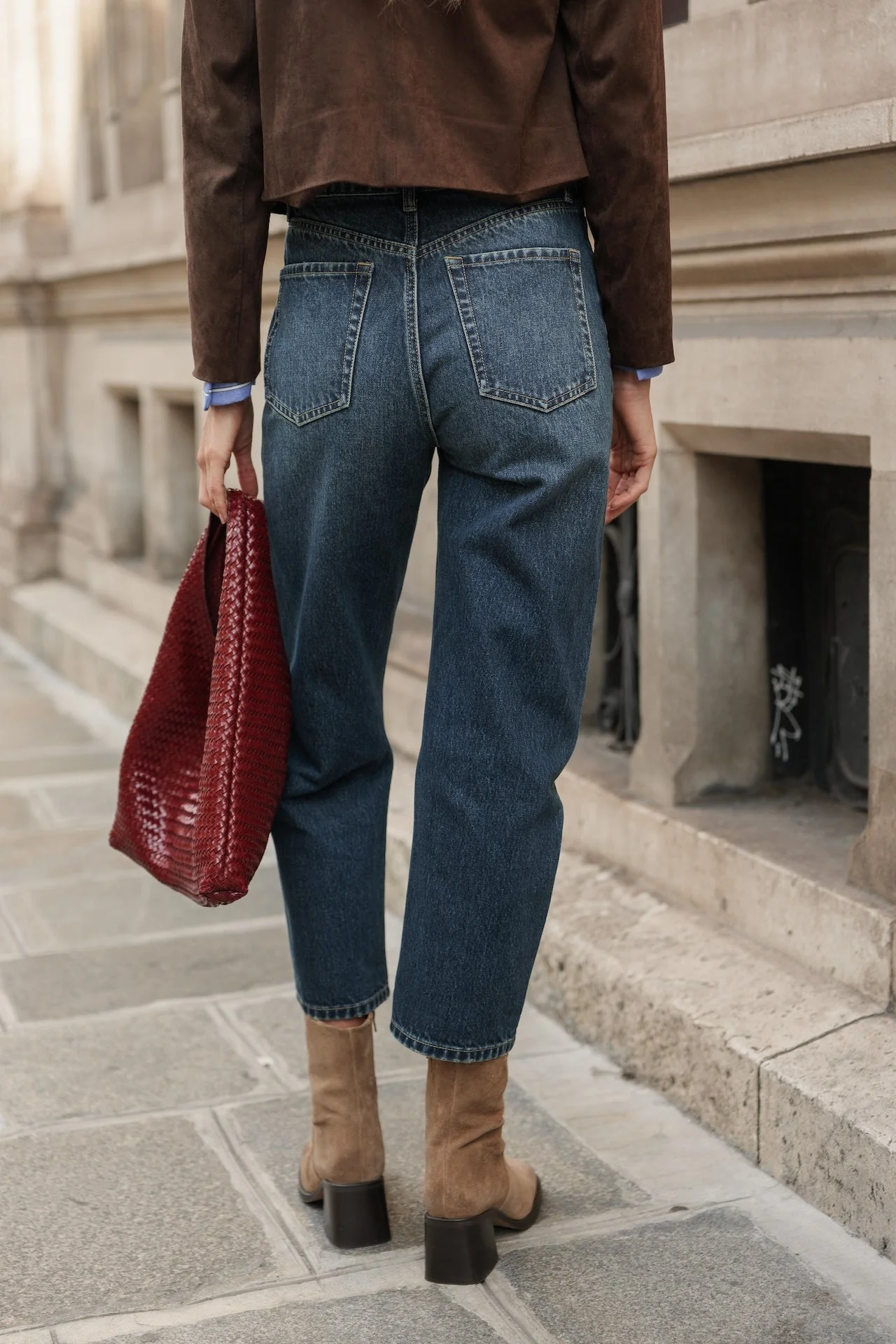 Jean Boy - denim bleu foncé - Image 5