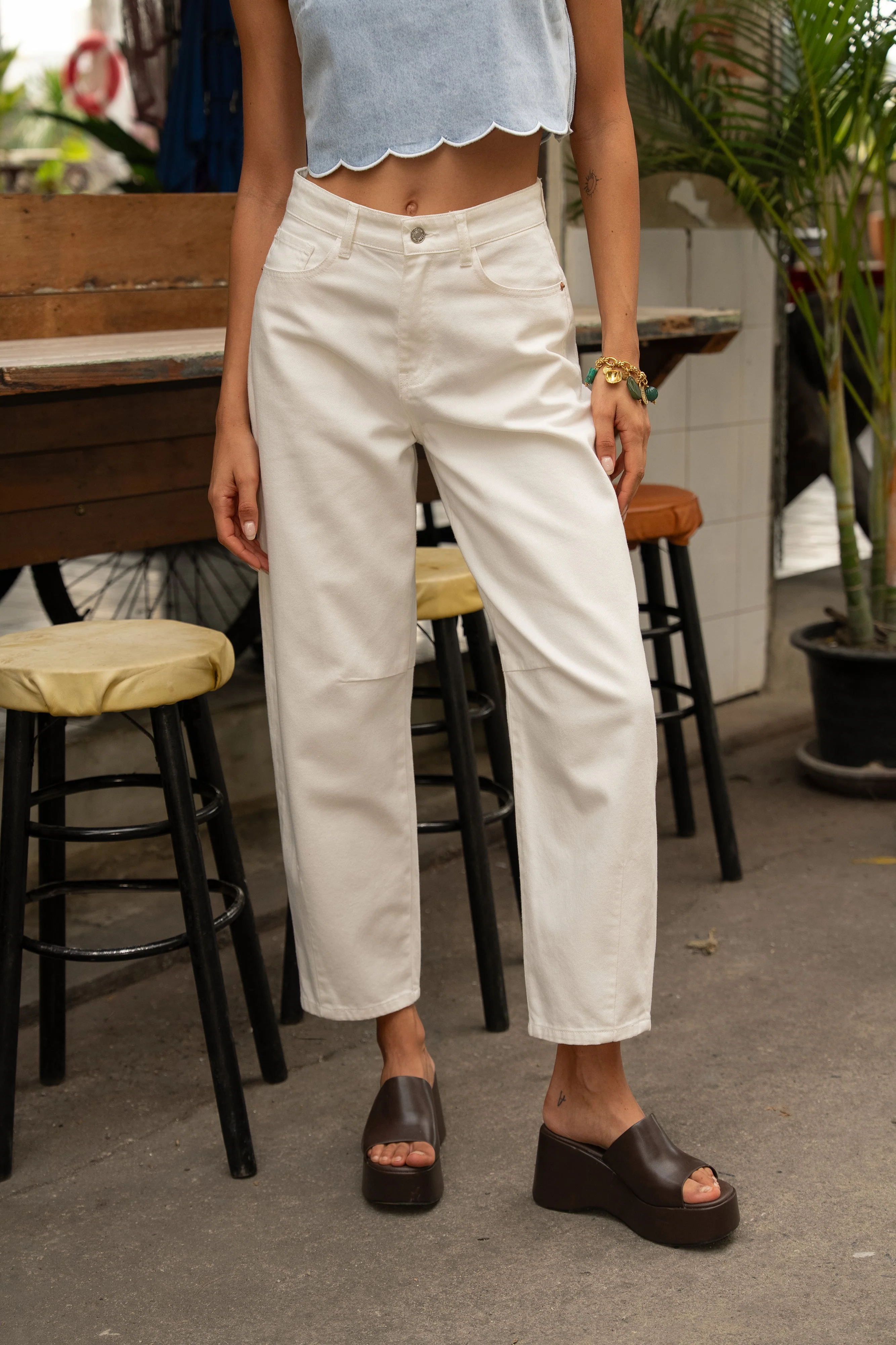 Jean Brandy - denim blanc - Image 5