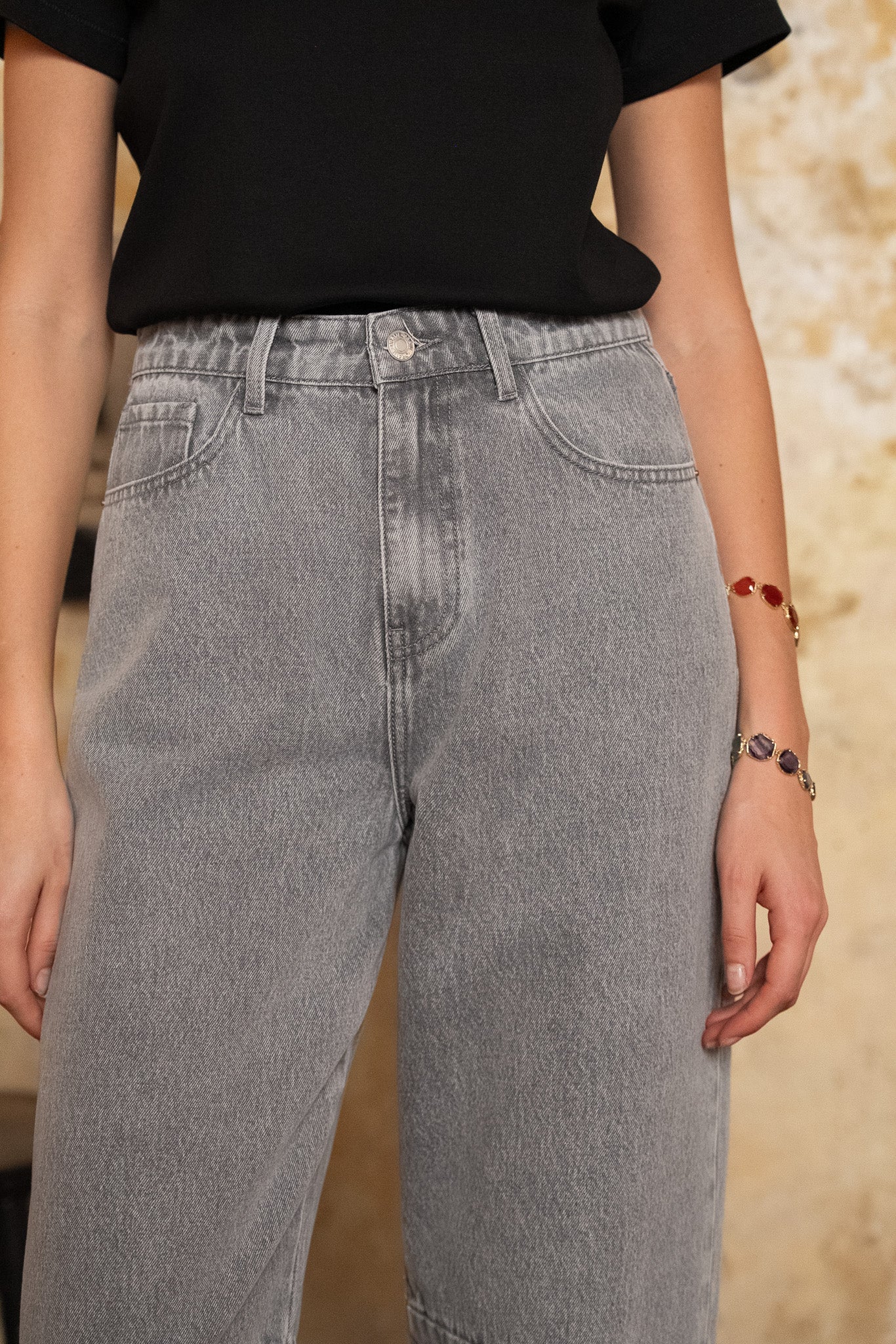 Jean Brandy - denim gris clair - Image 3