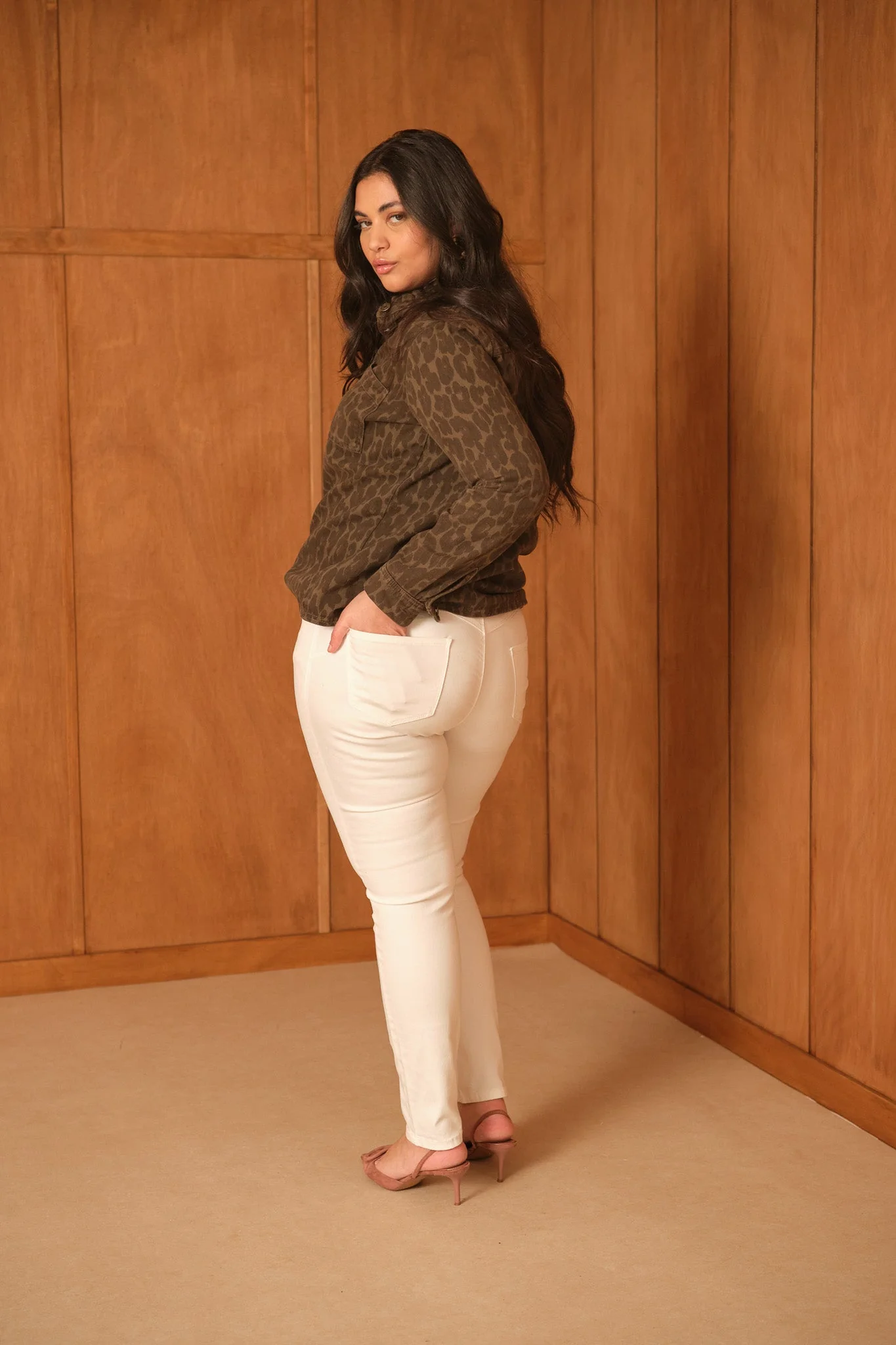 Jean Chloé Curvy - denim blanc - Image 4