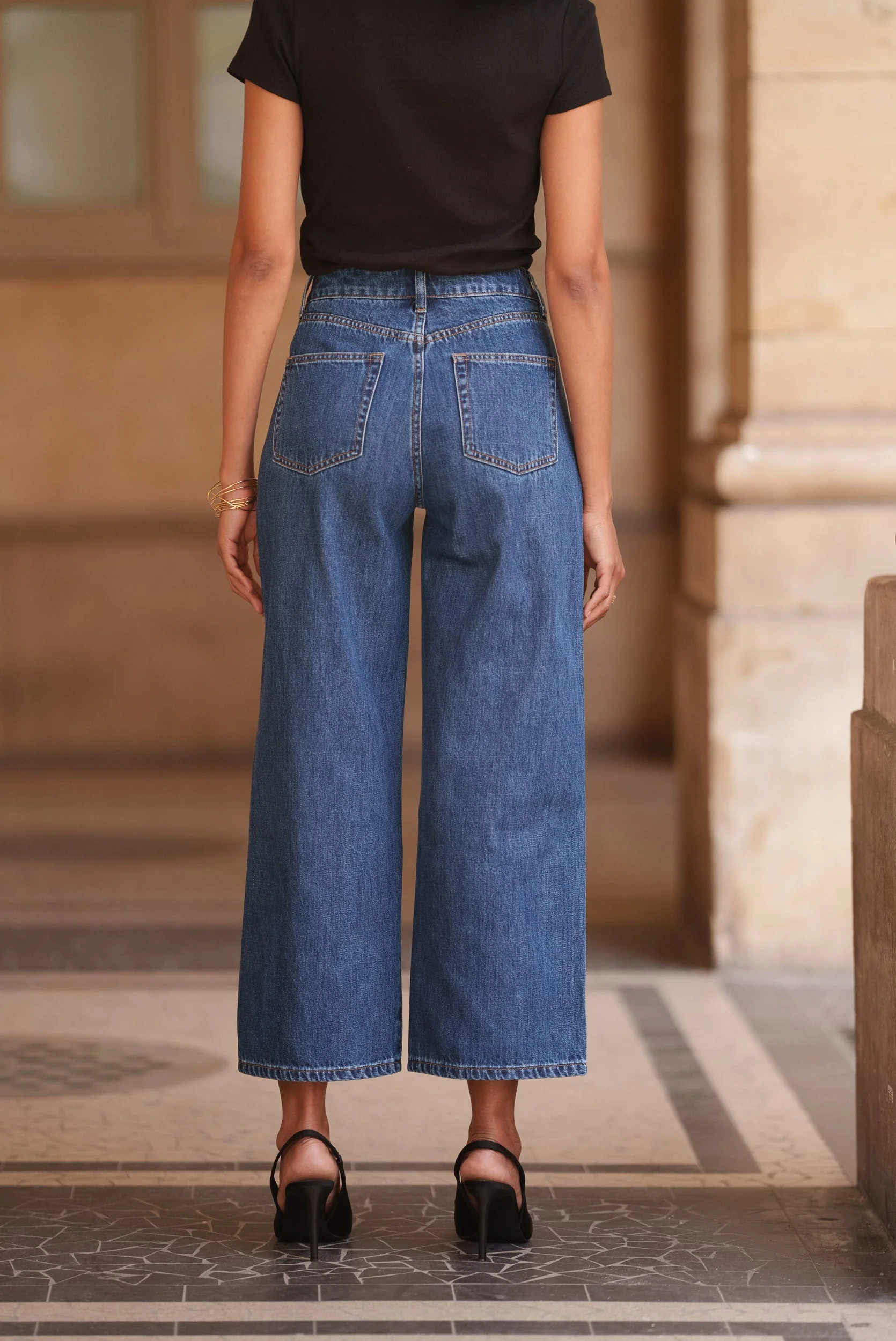 Jean Colombe - denim foncé - Image 4