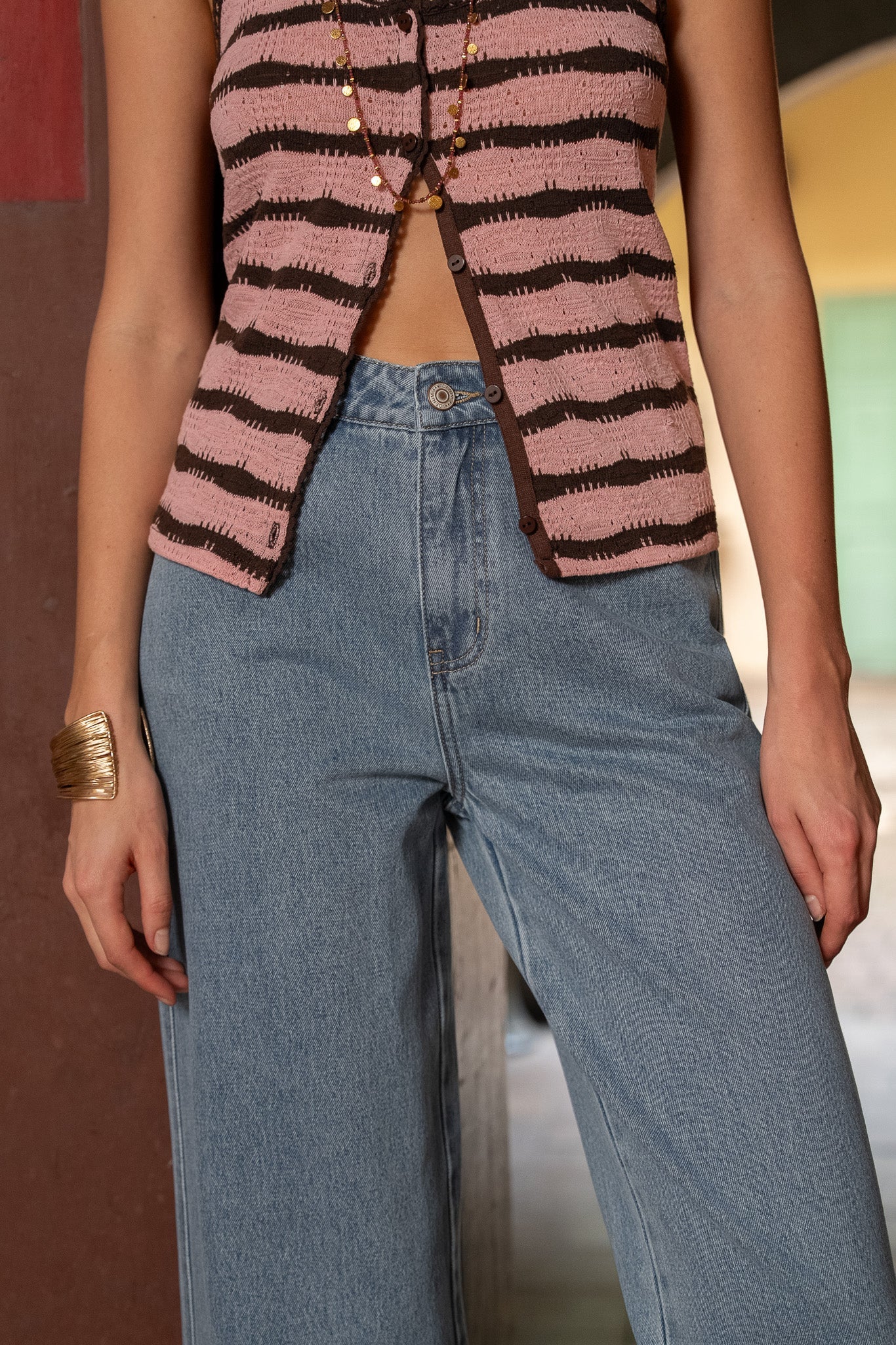 Jean Colombe - denim gris bleu - Image 3