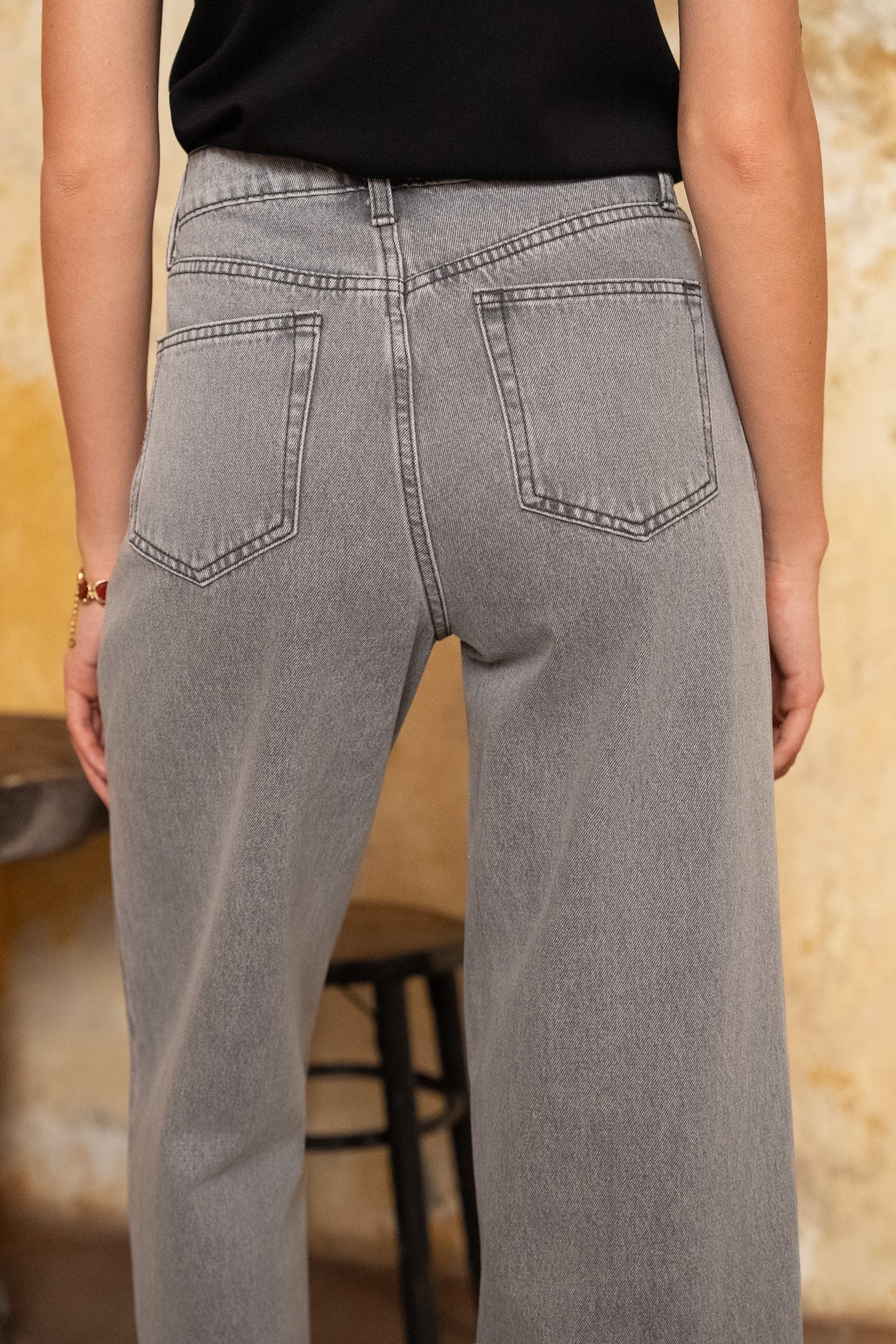 Jean Colombe - denim gris clair - Image 4