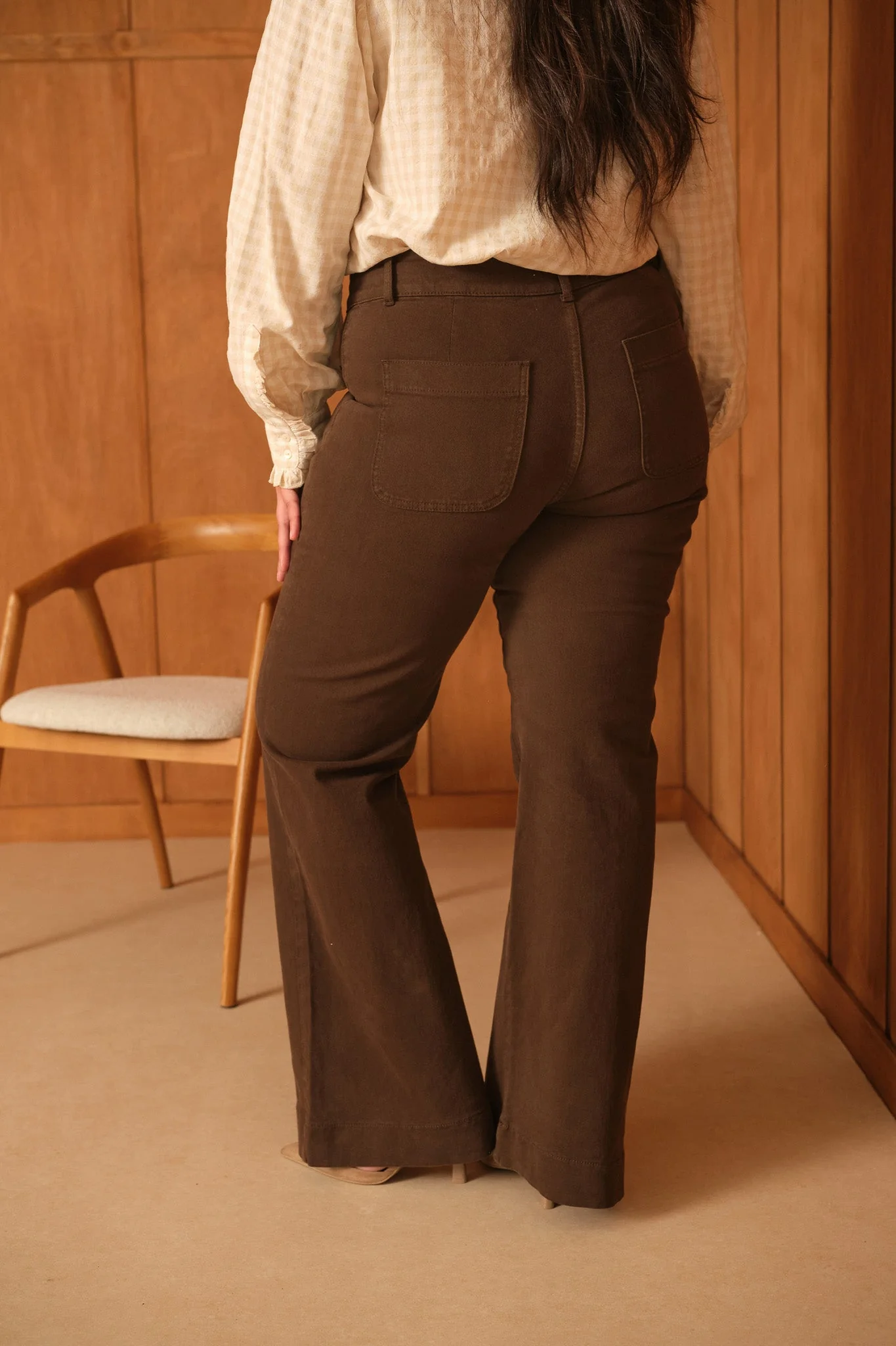 Jean Elena - denim chocolat - curvy - Image 4