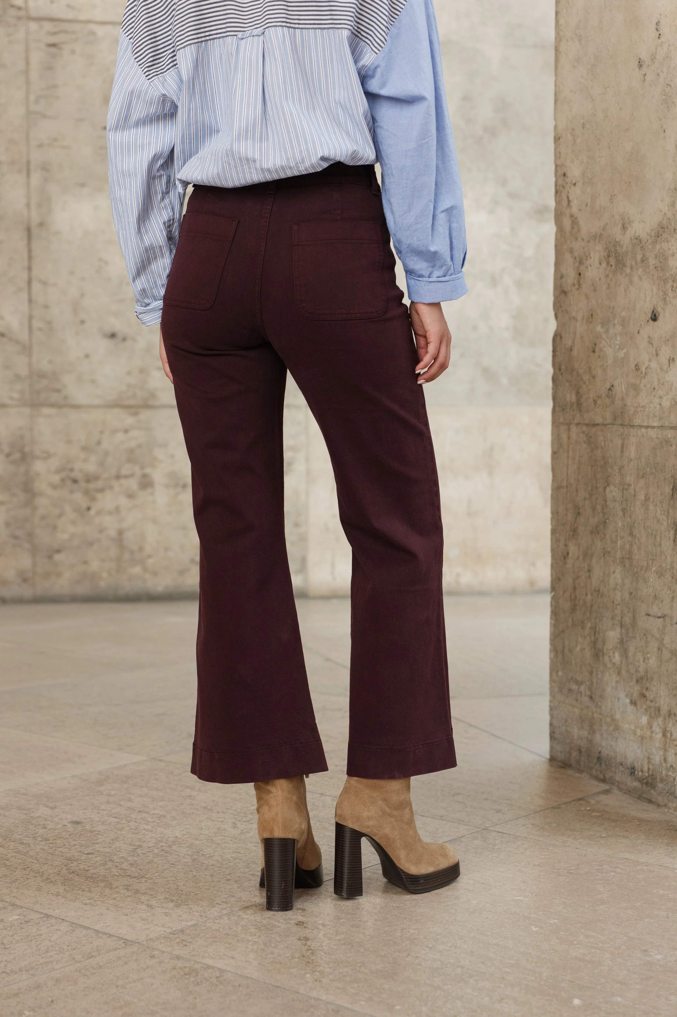 Jean Elenette - denim bordeaux - Image 5