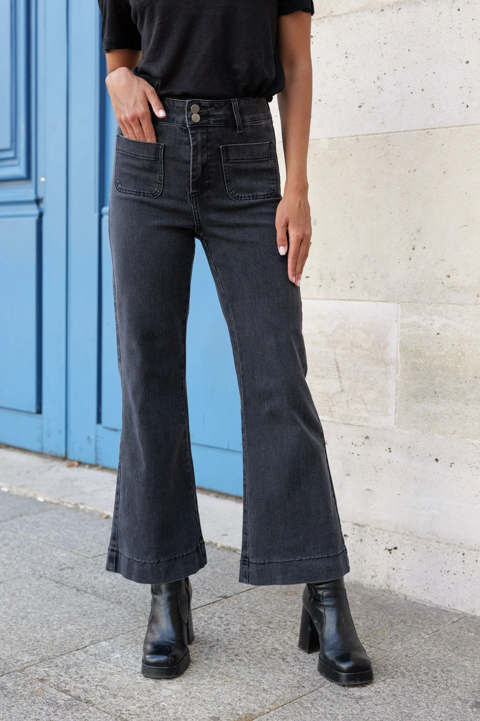 Jean Elenette - denim gris - Image 3