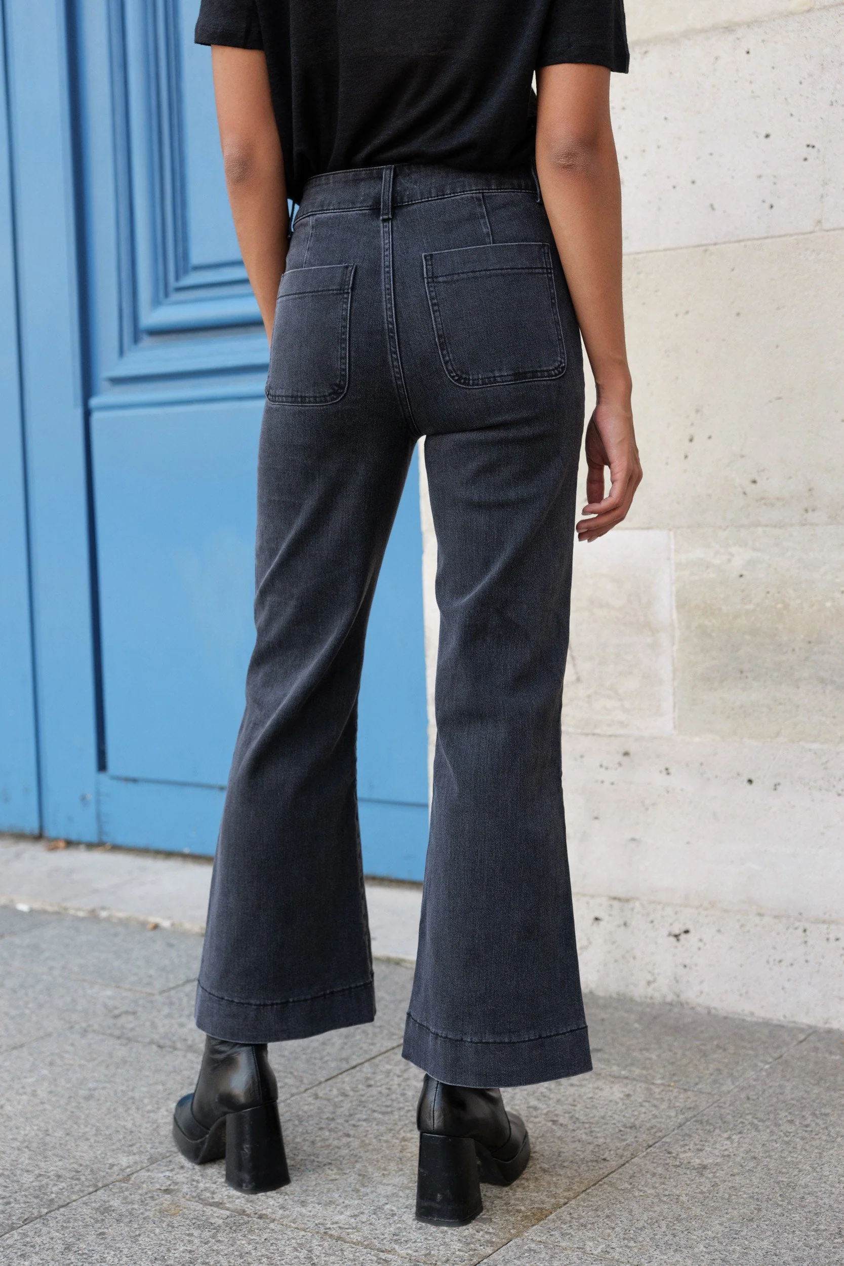 Jean Elenette - denim gris - Image 4