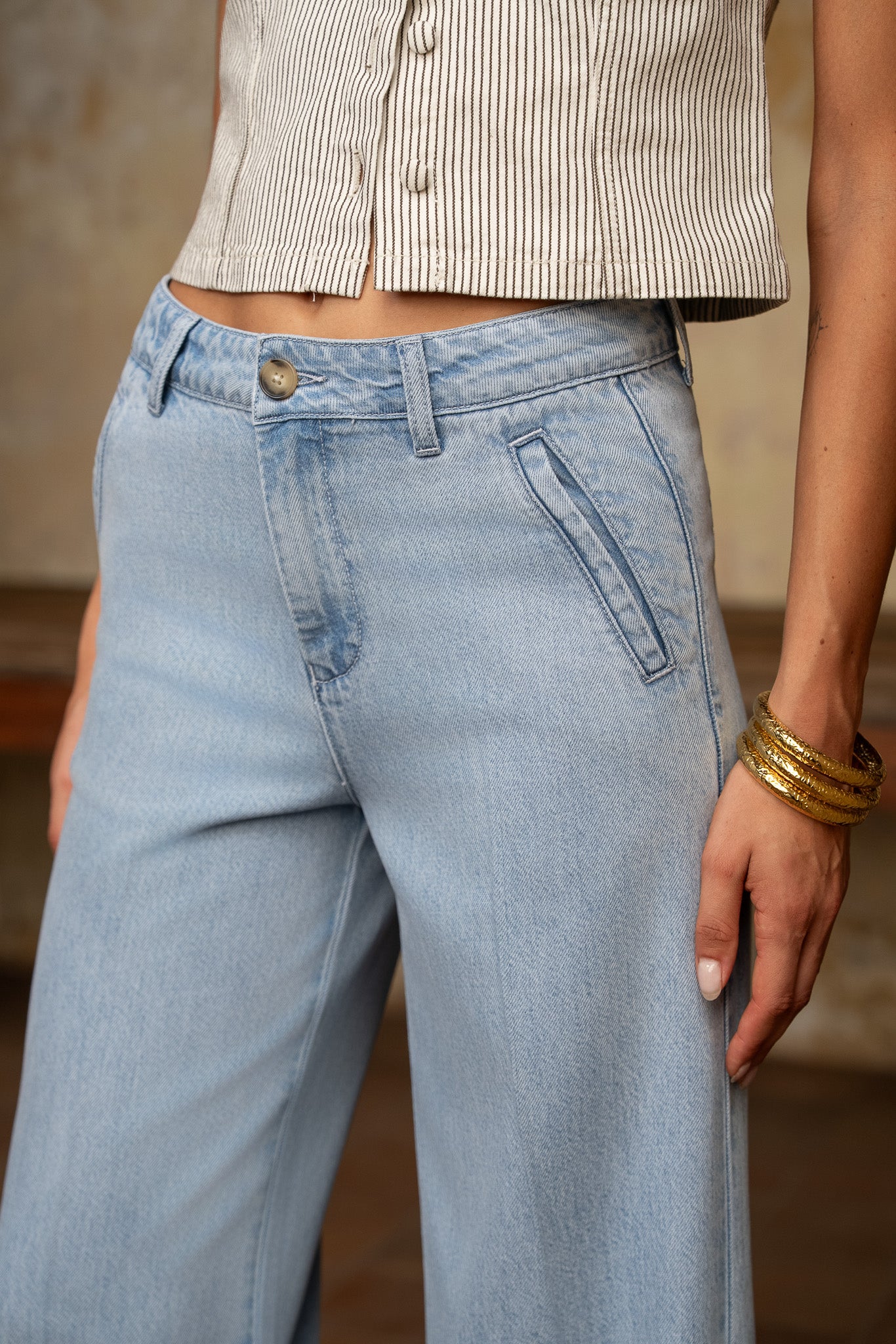 Jean Eleonore - denim bleu cair - Image 3