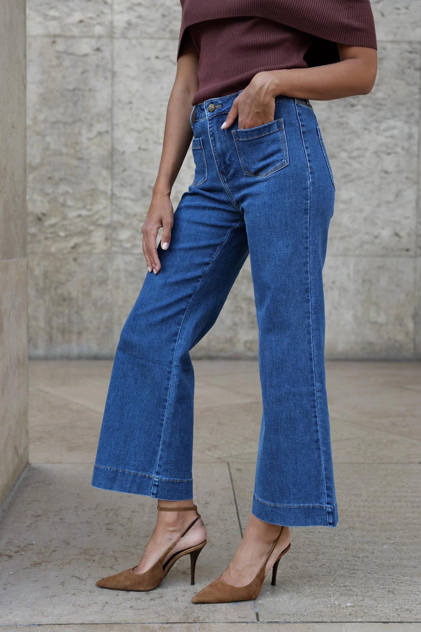 Jean Gasparette - denim foncé - Image 3