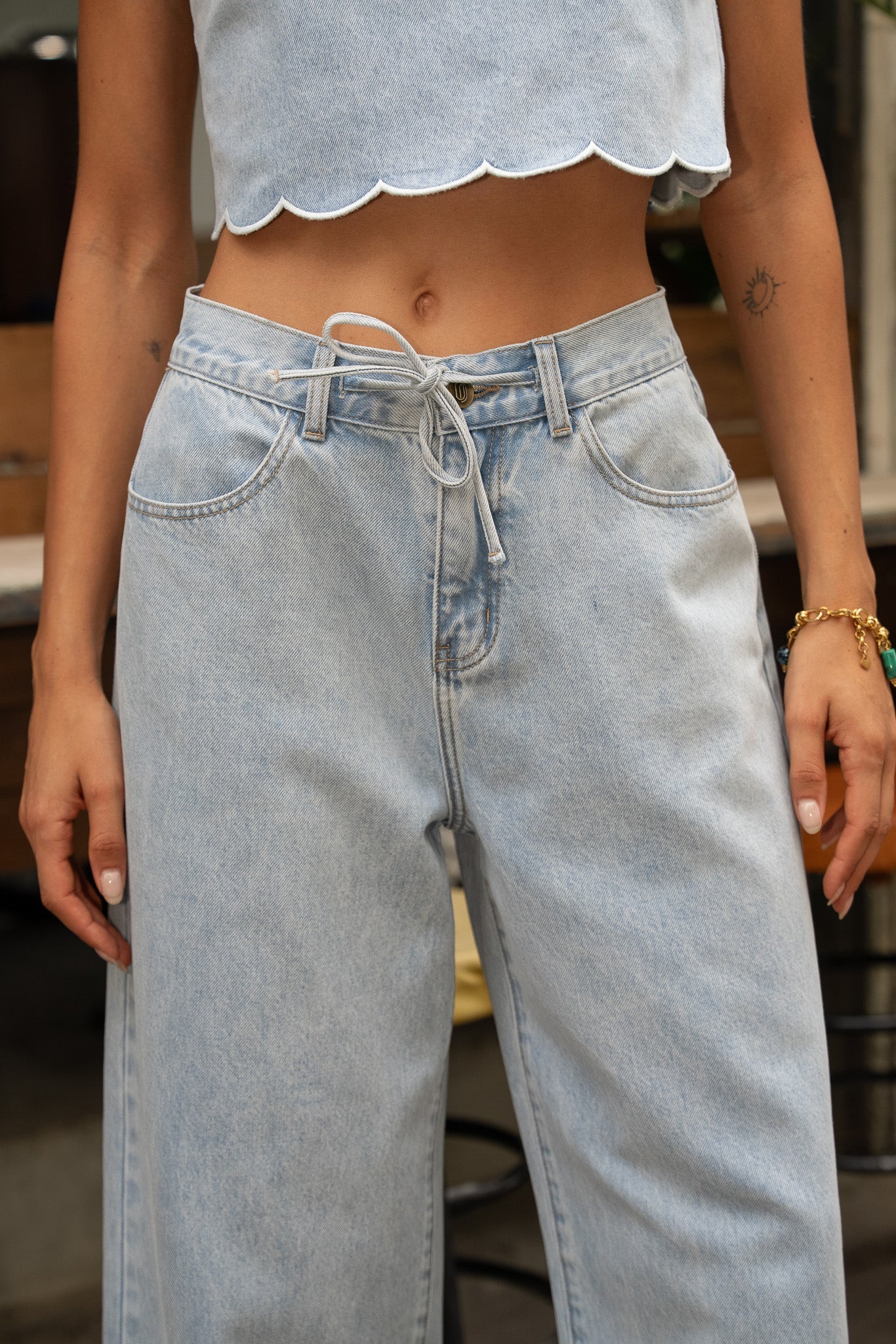 Jean Harper - denim bleu clair - Image 4