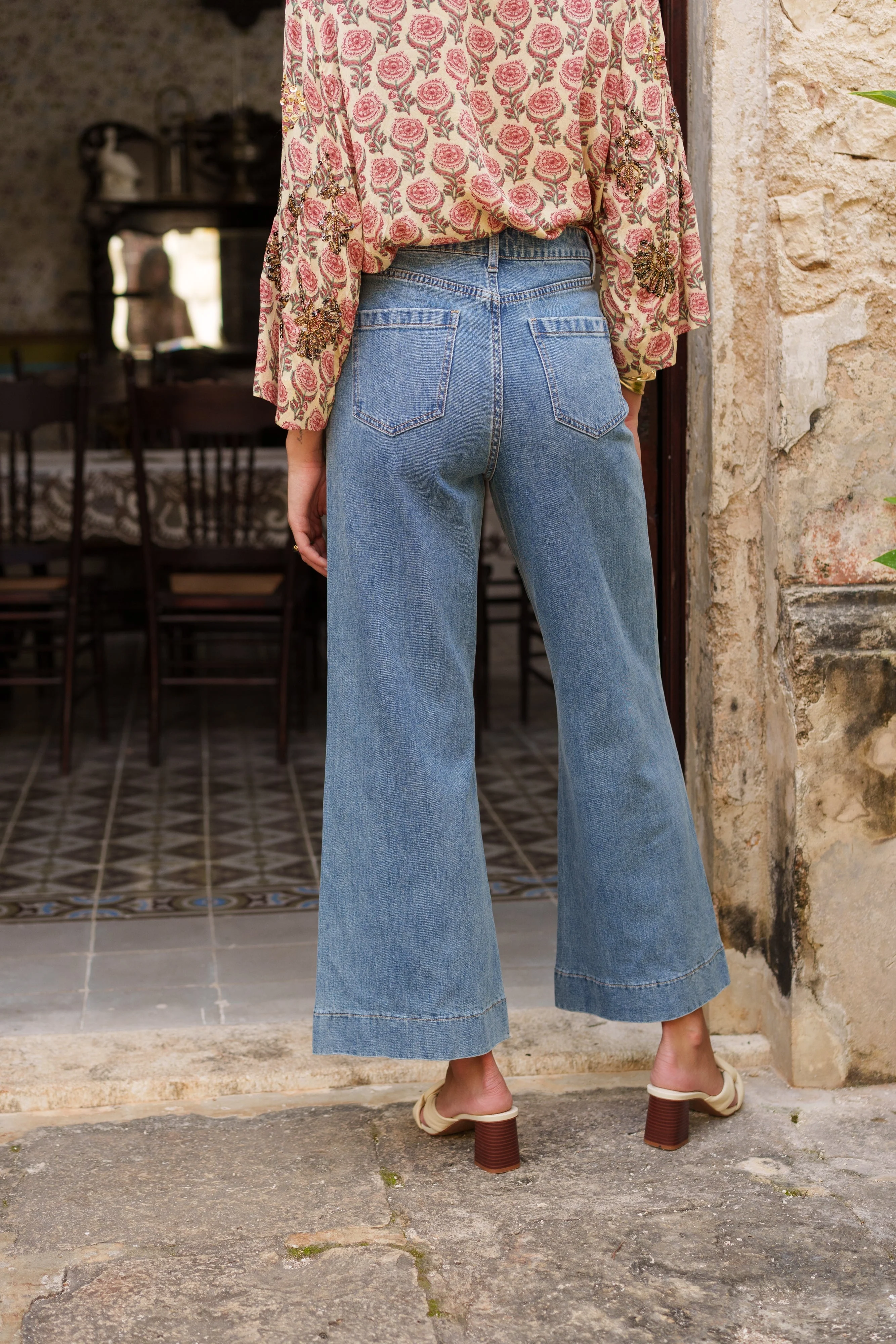 Jean Hortense - denim gris bleu - Image 3