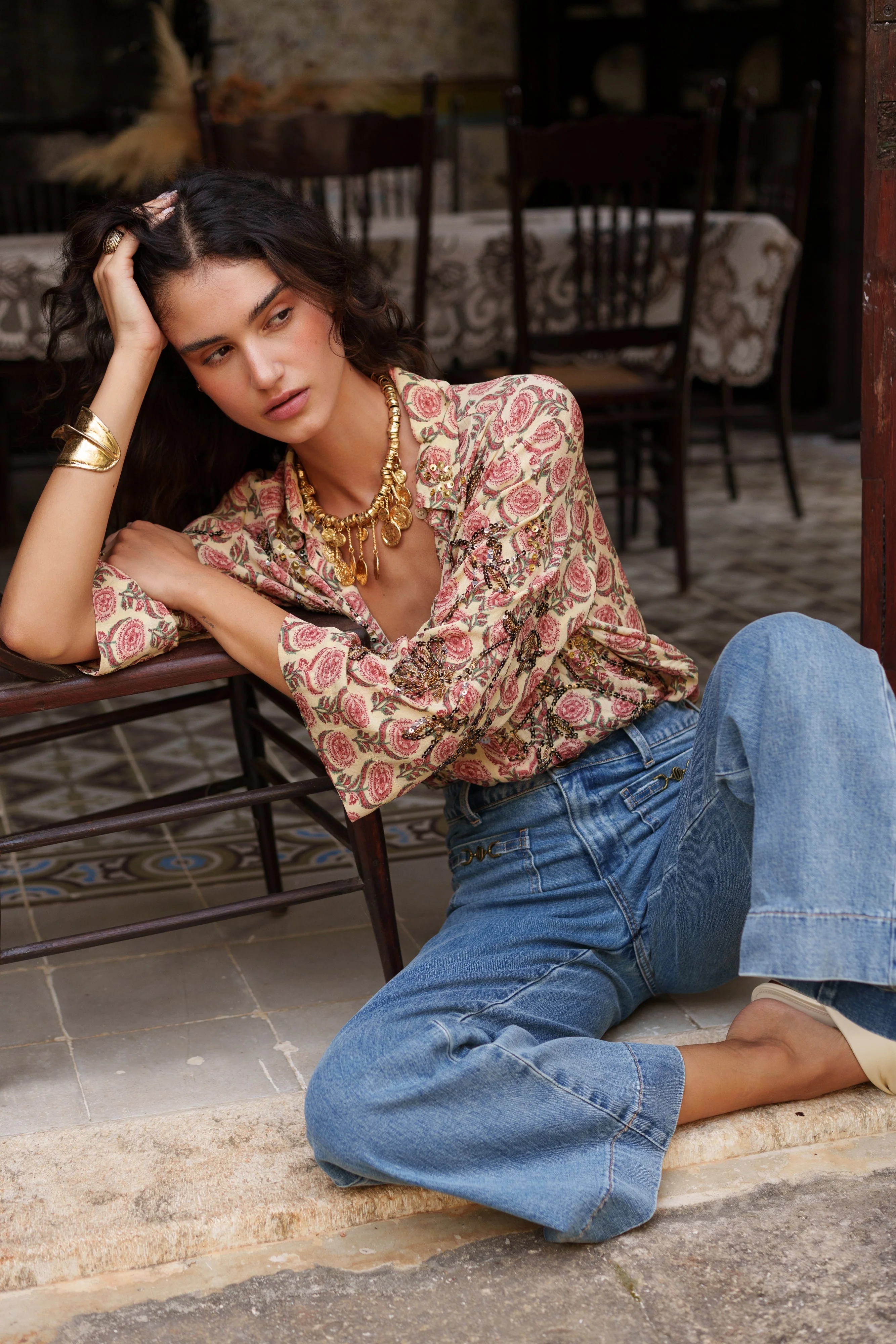 Jean Hortense - denim gris bleu - Image 4