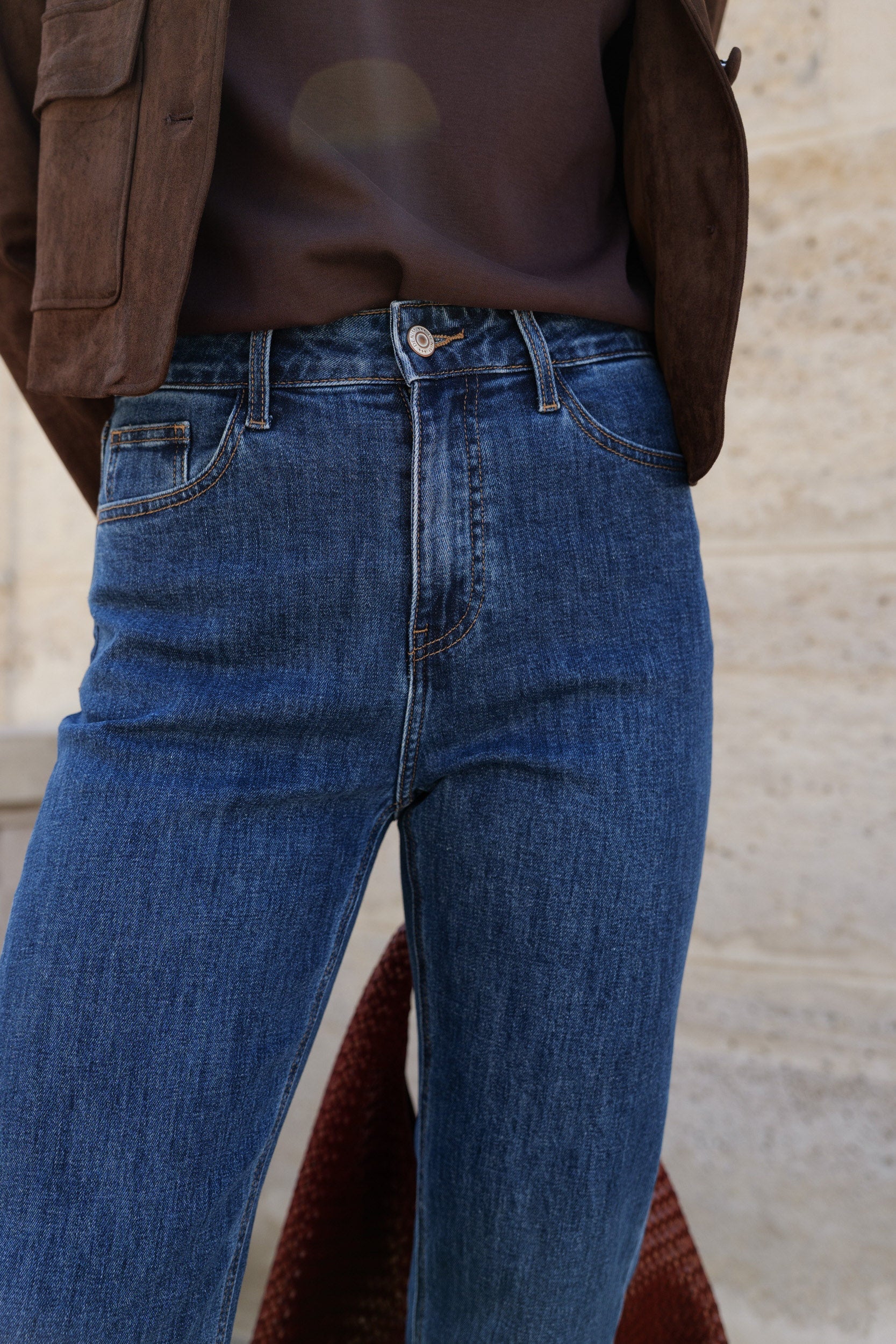 Jean Maryline - denim bleu foncé - Image 3