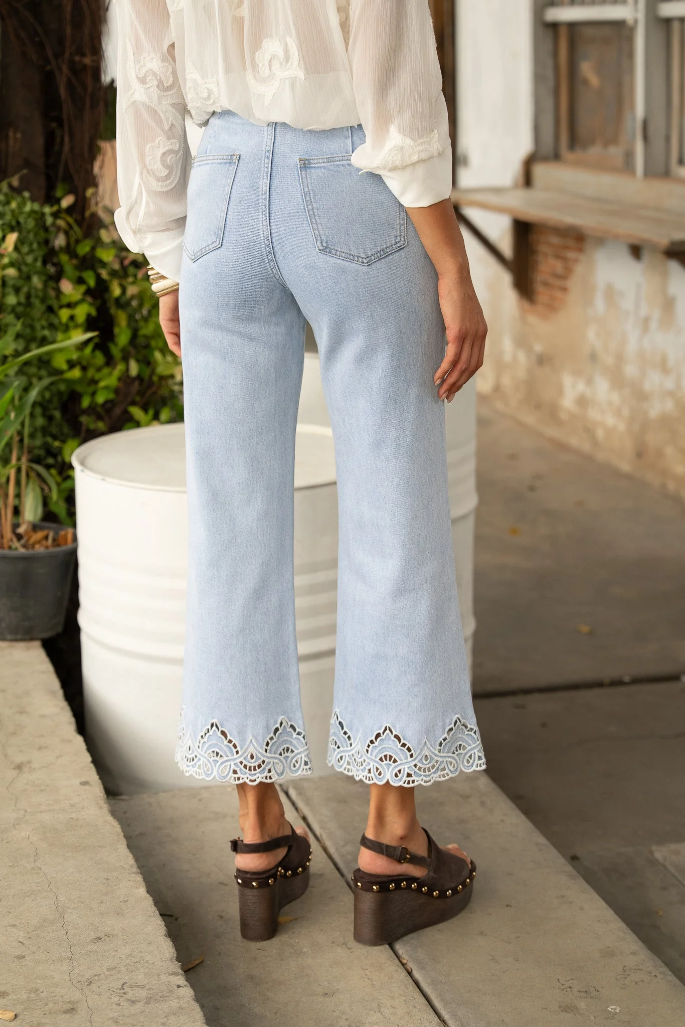 Jean Nola - denim bleu clair - Image 5