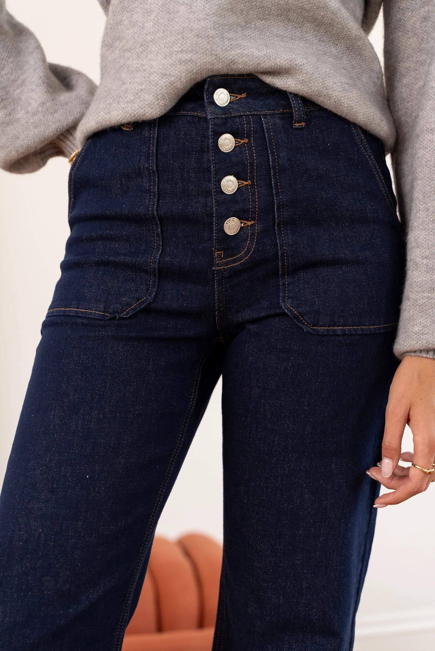 Jean Paulinette - denim brut - Image 3