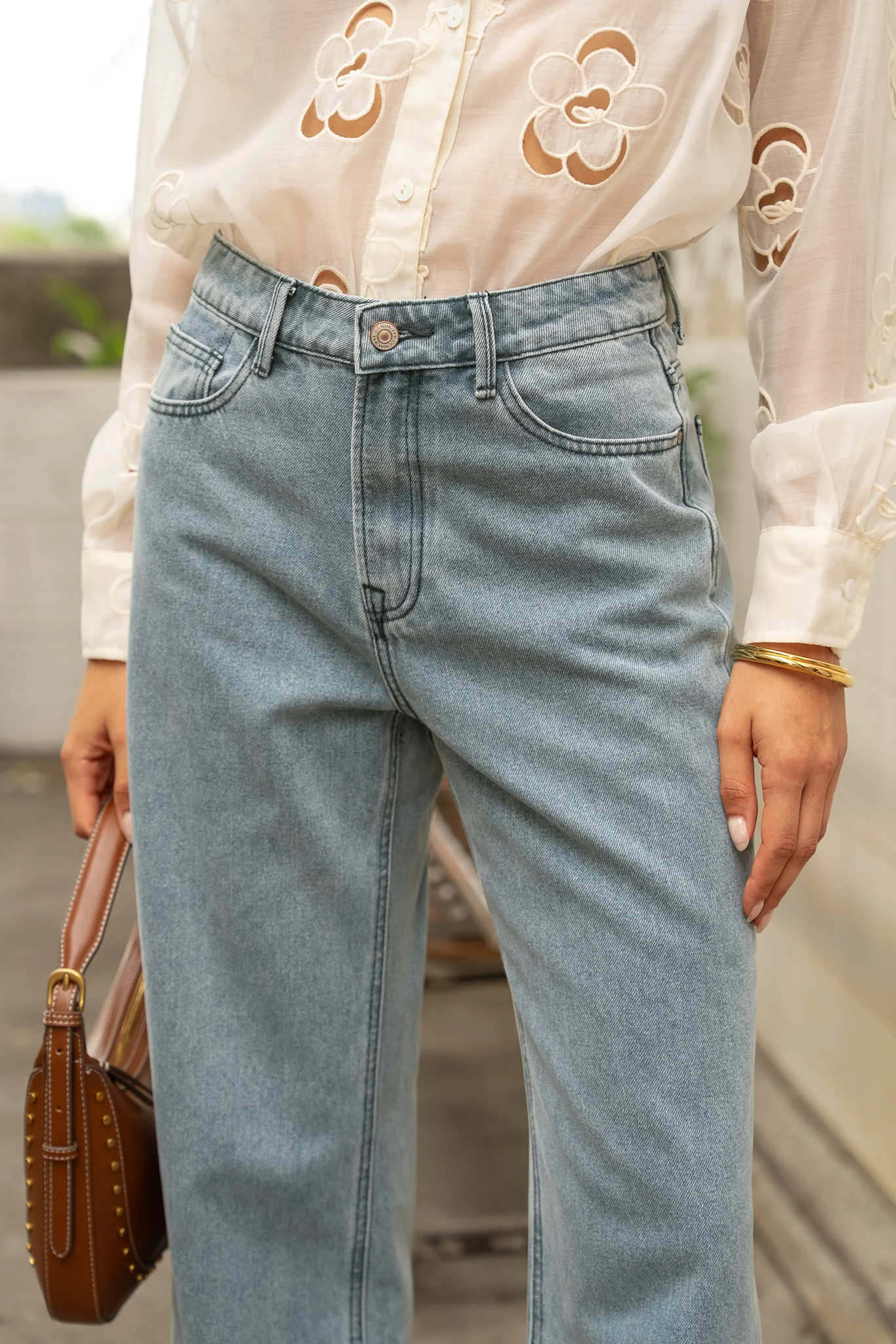 Jean Raphael - denim vert - Image 3
