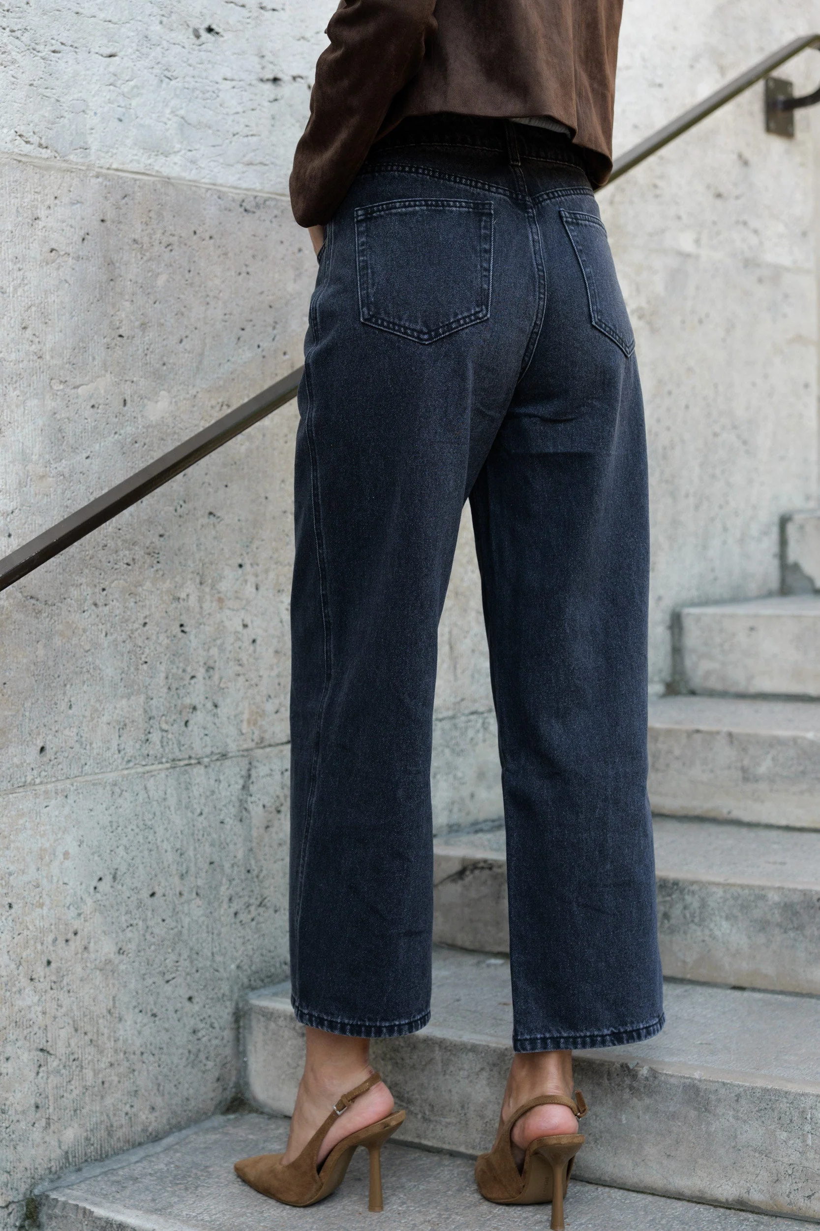 Jean Colombe - denim gris moyen - Image 3