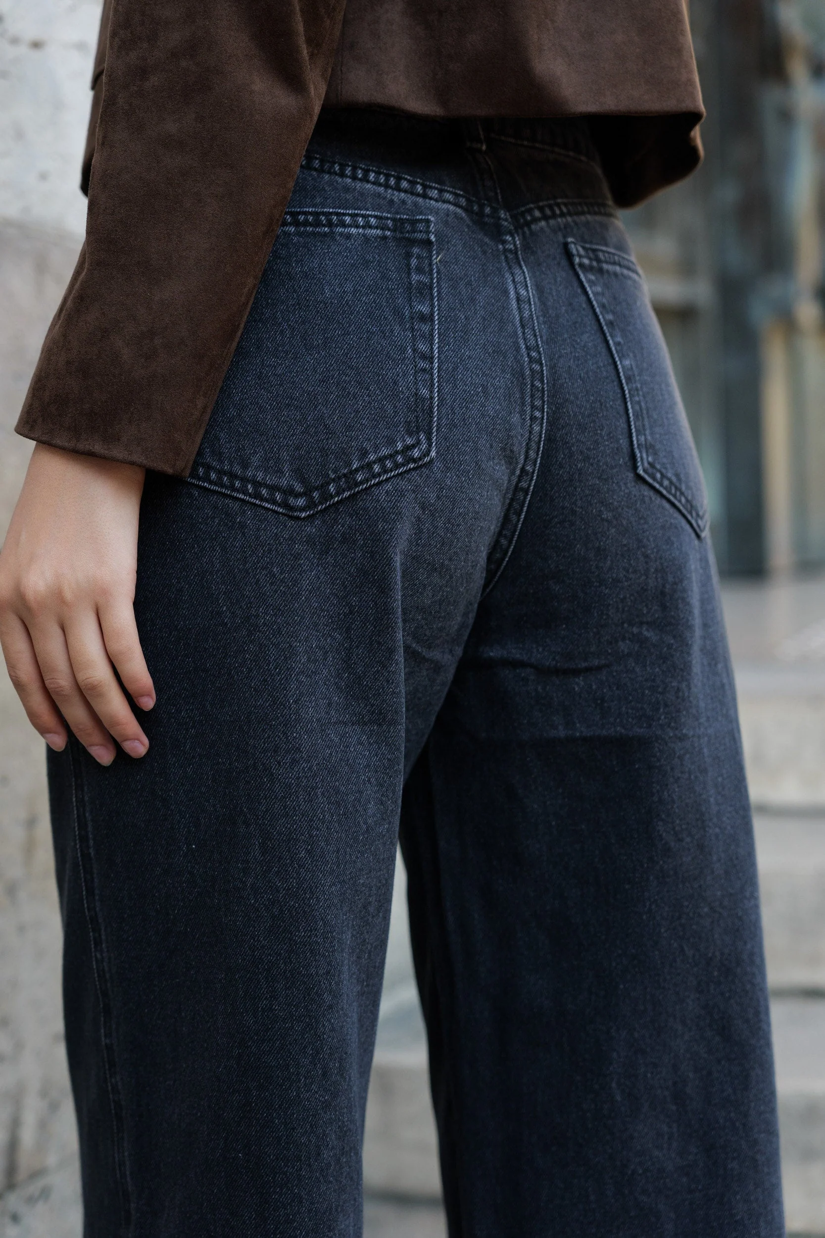 Jean Colombe - denim gris moyen - Image 4