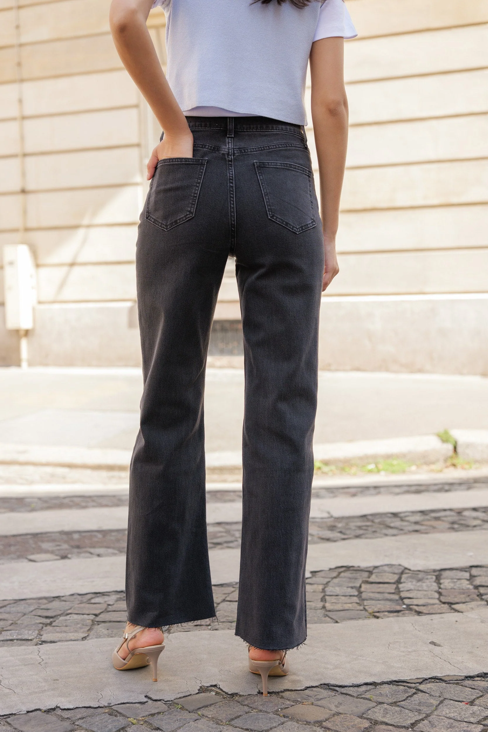 Jean Maddie - denim gris moyen - Image 4