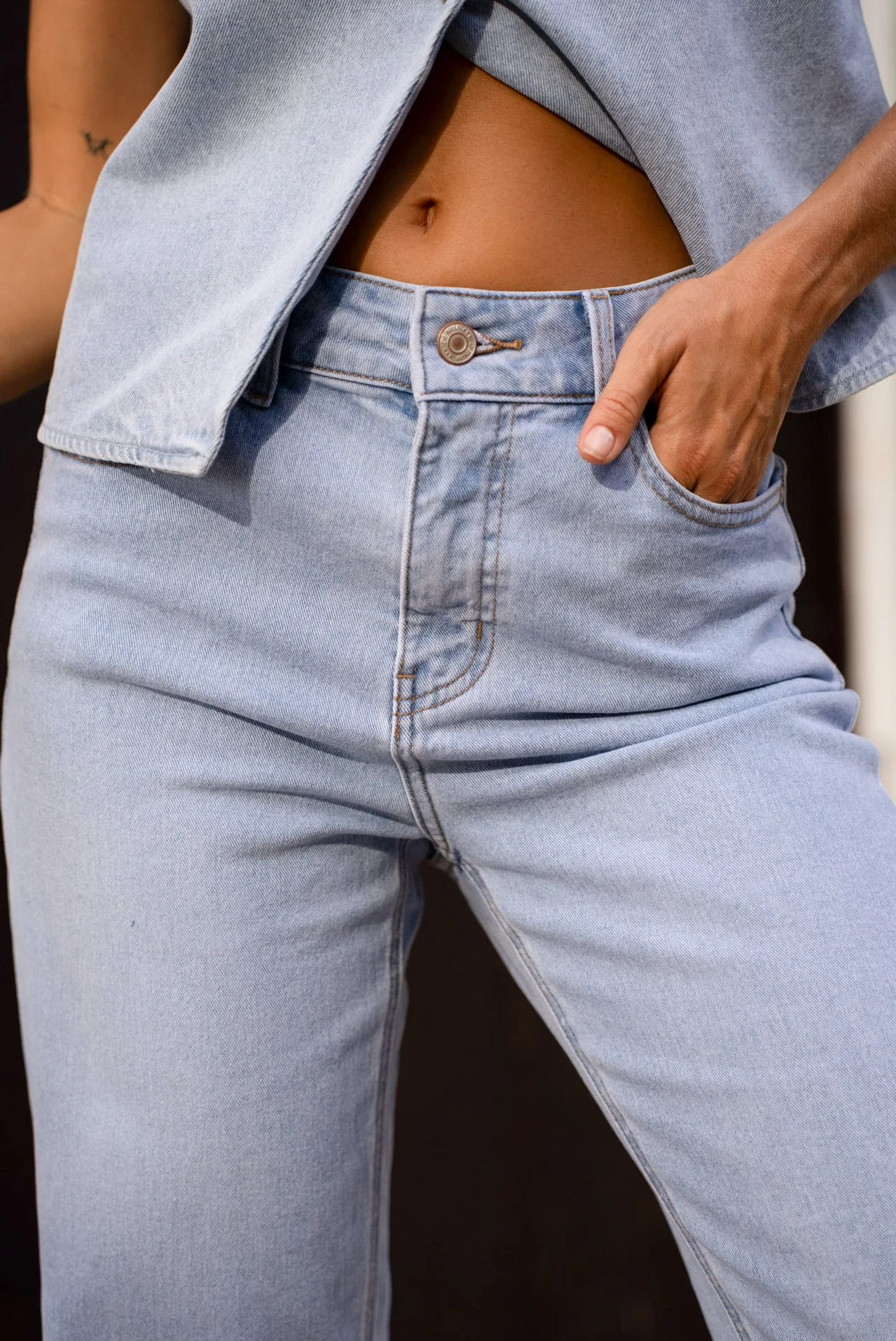 Jean Solange - denim clair - Image 3