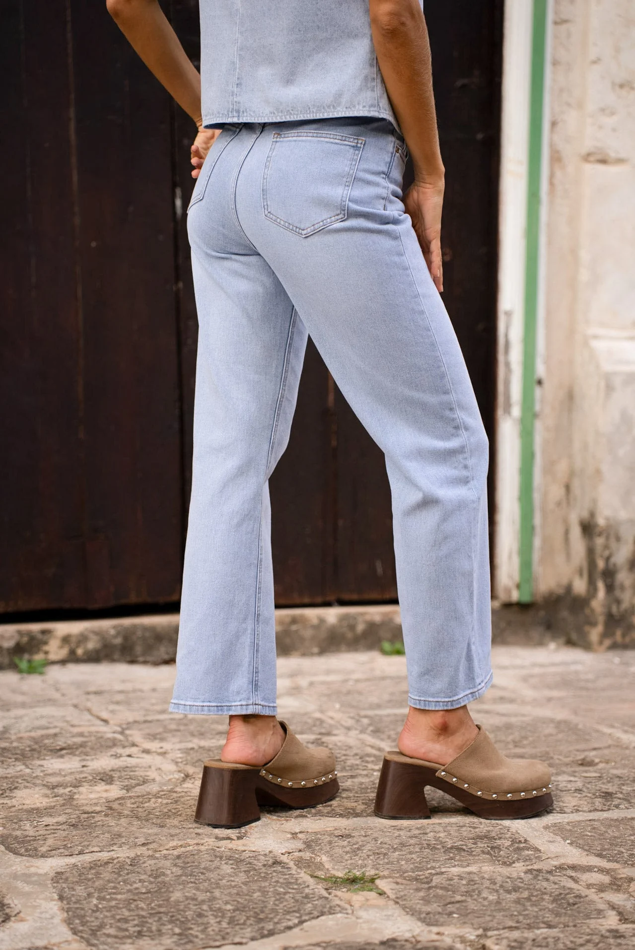 Jean Solange - denim clair - Image 4