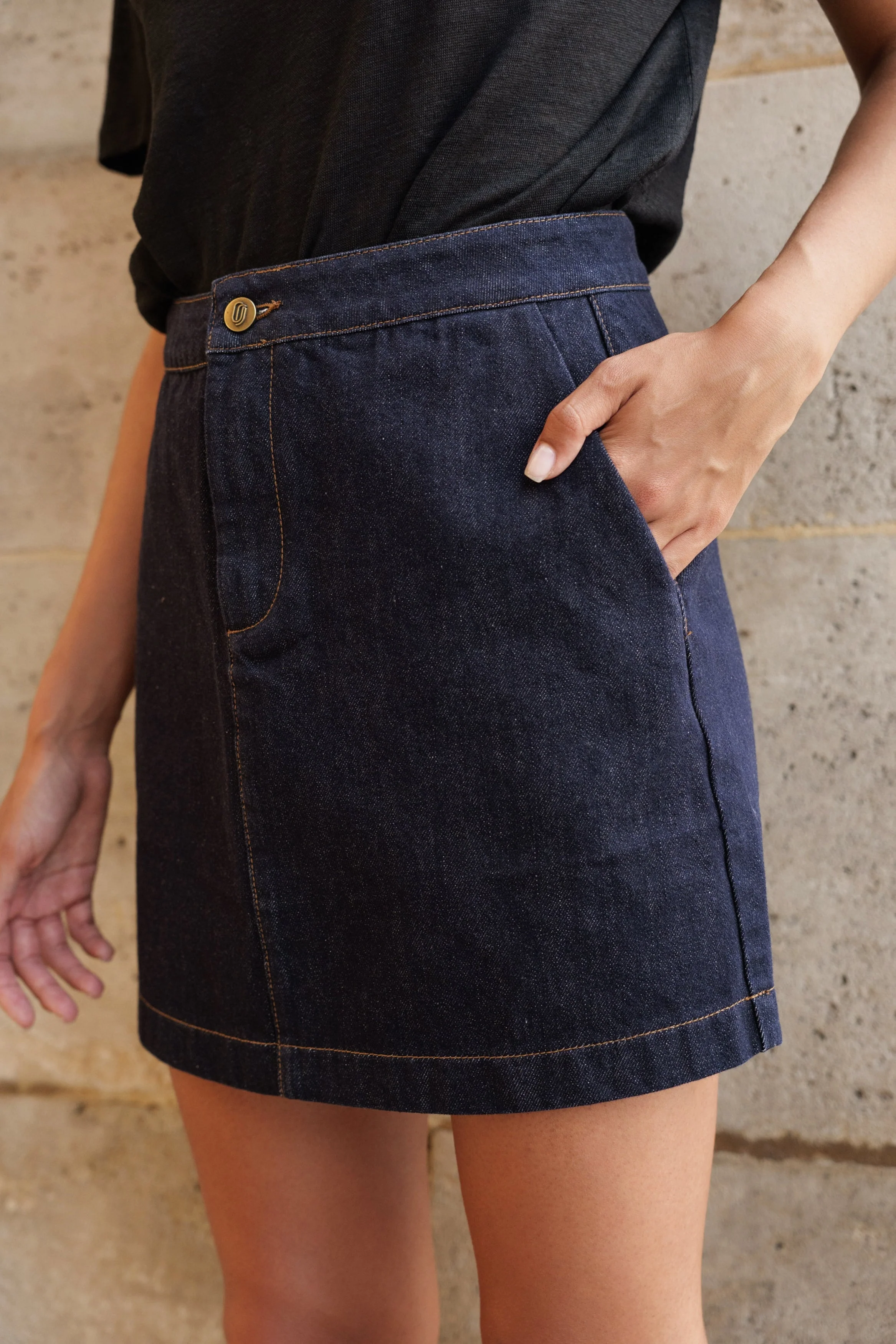 Jupe Romy - denim brut - Image 3