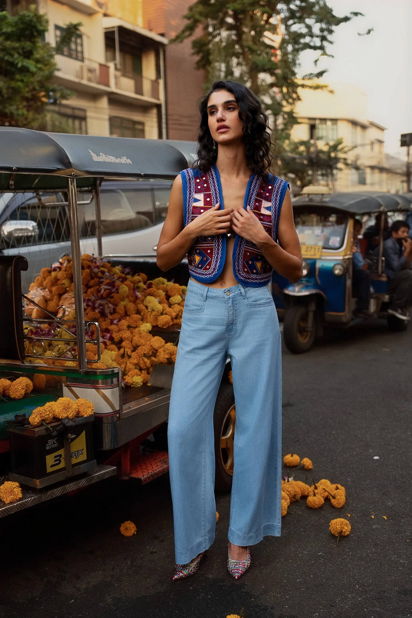 Pantalon Théa - bleu ciel - Image 3