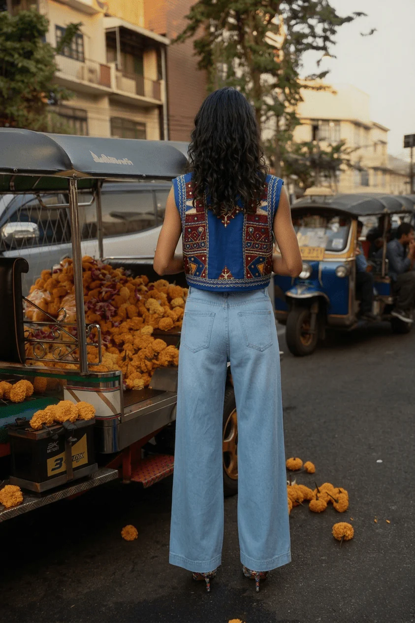 Pantalon Théa - bleu ciel - Image 4
