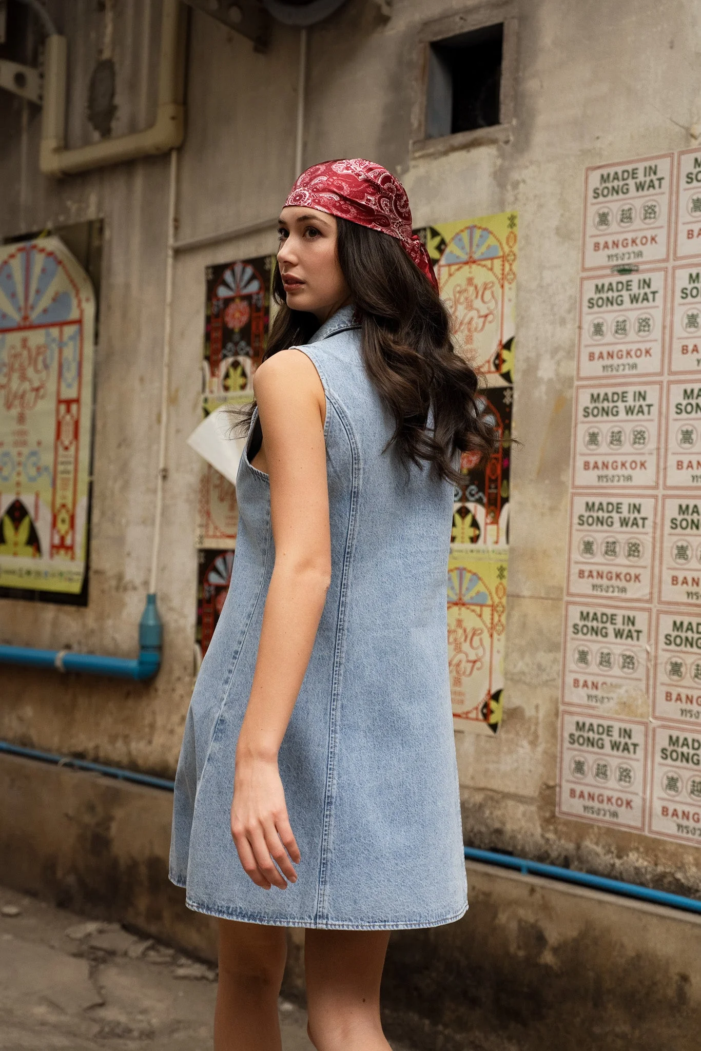 Robe Felicity - denim vintage - Image 4