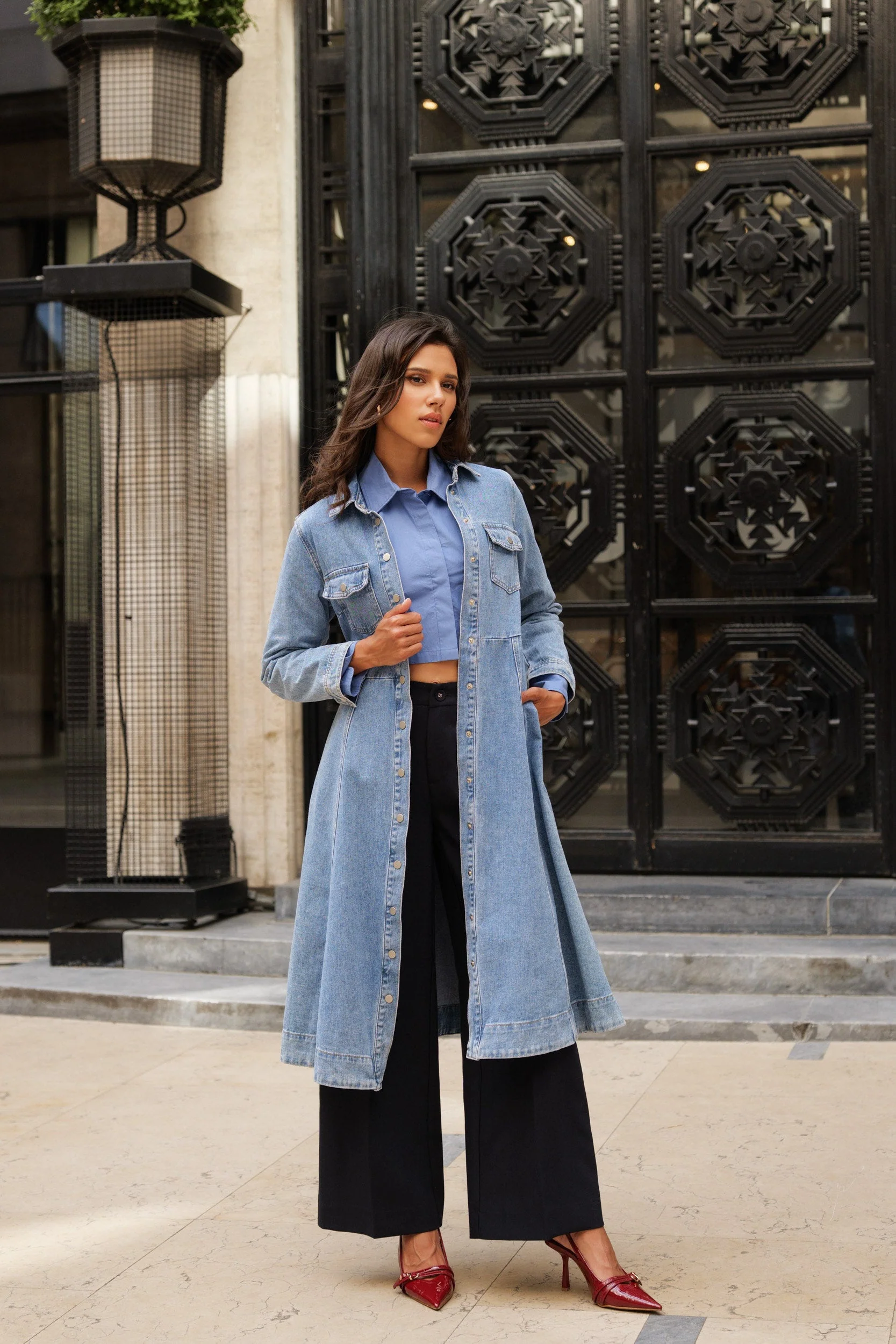 Robe Rosalie - denim stone - Image 5