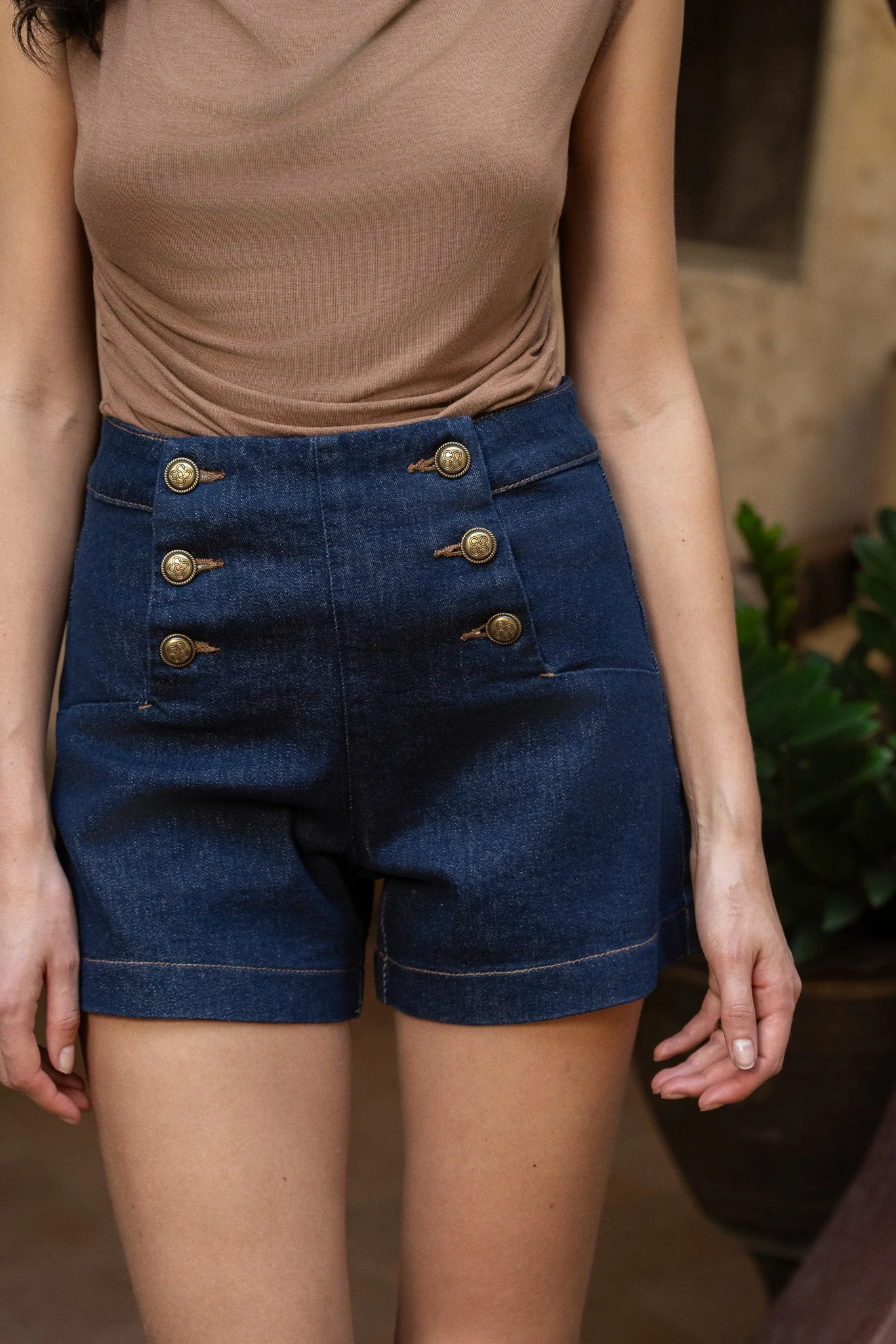 Short Victorinette - denim brut - Image 2