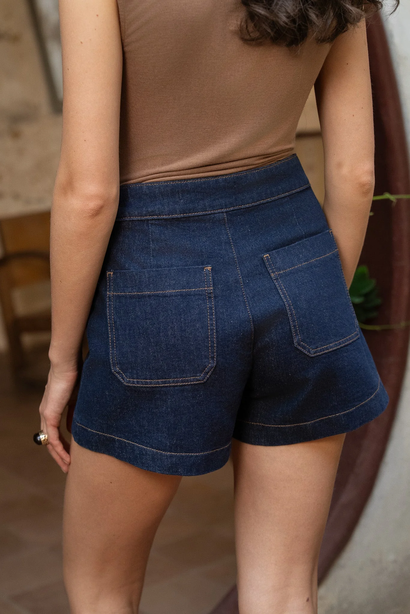 Short Victorinette - denim brut - Image 3
